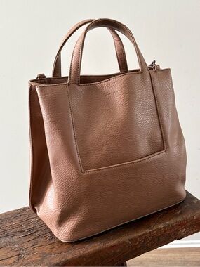 Matt & Nat Brown Leather Tote Bag